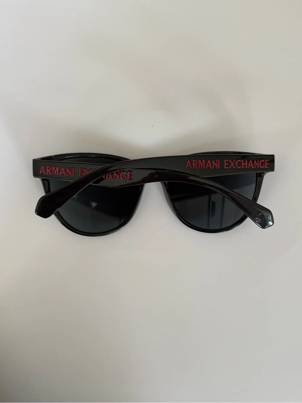 A|X Armani Exchange AX4095S 81586G Black Rectangular Sunglasses 56mm w/ Case